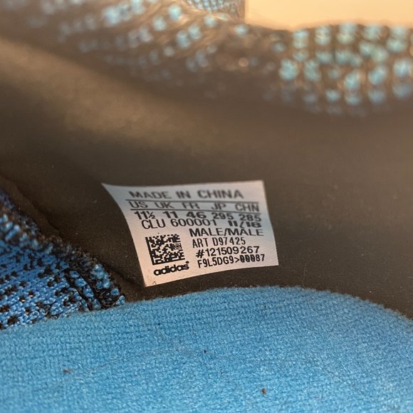 Adidas Pureboost GO Running Shoes Sneakers Blue Size 11.5 - Picture 4 of 4